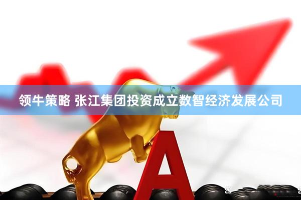领牛策略 张江集团投资成立数智经济发展公司
